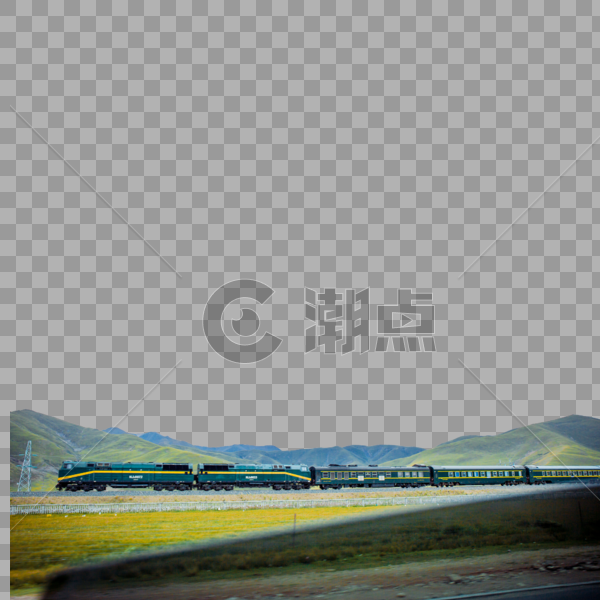 青藏铁路的天空图片素材免费下载