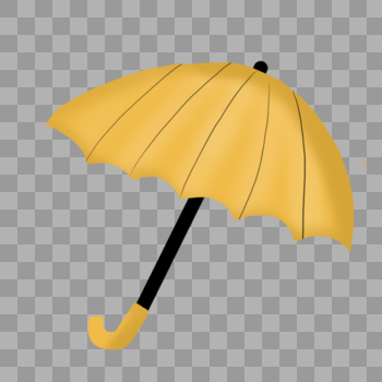 黄色的雨伞图片素材免费下载