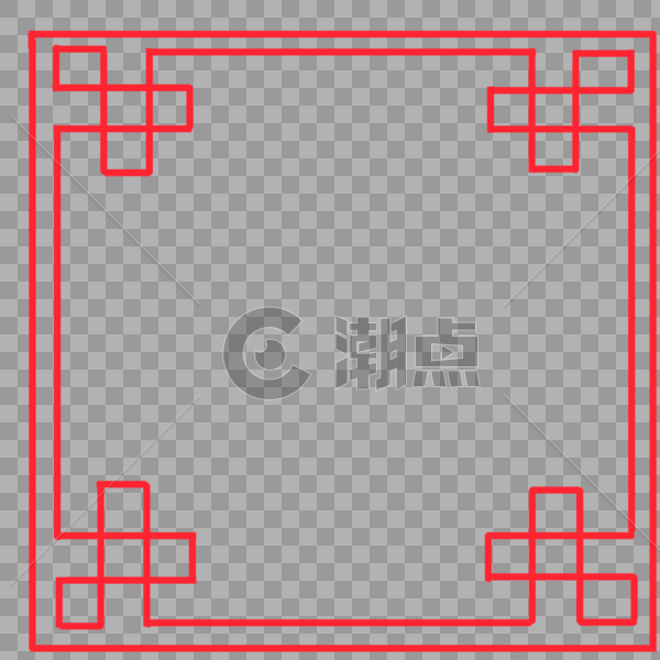 中国风古典花纹边框图片素材免费下载