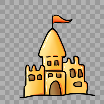 沙雕城堡图片素材免费下载