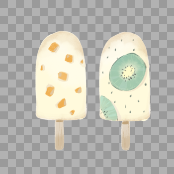 夏日酸奶水果冰糕图片素材免费下载