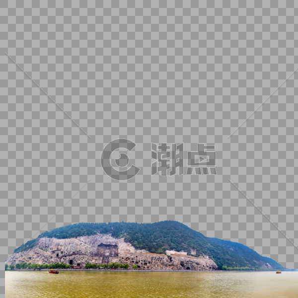 龙门石窟景区全景图图片素材免费下载