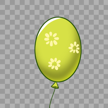 有设计感的浅绿色气球图片素材免费下载
