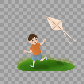 六一儿童节快乐玩耍放风筝图片素材免费下载