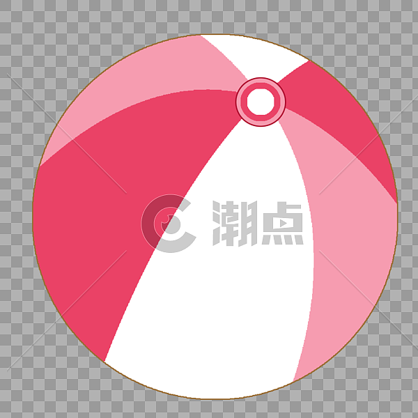 手绘儿童玩具美丽皮球设计元素1000*1000图片素材免费下载-编号419966-潮点视频