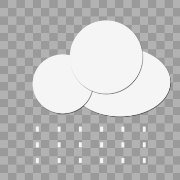大雨天气图标图片素材免费下载