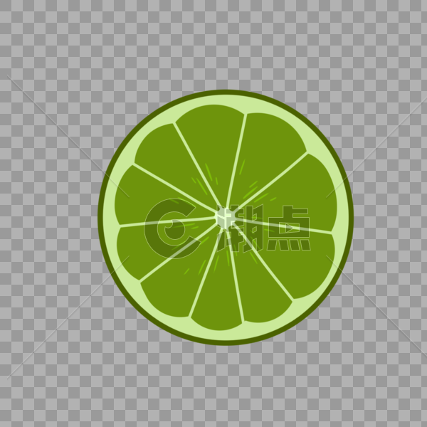 绿色的柠檬图片素材免费下载
