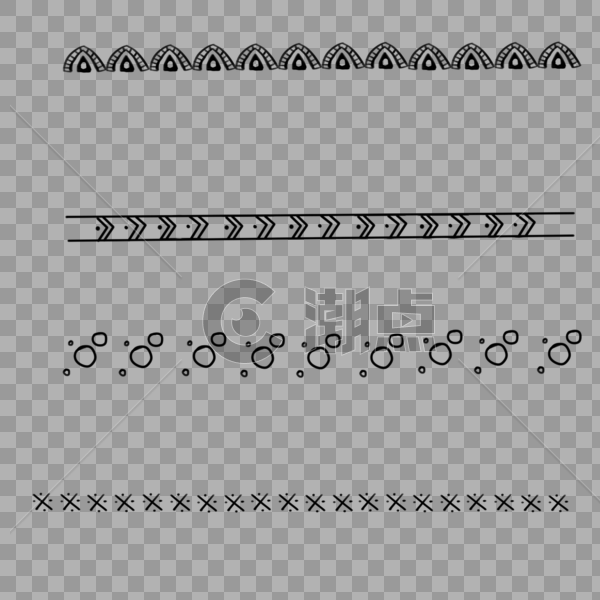 花纹分割线图片素材免费下载
