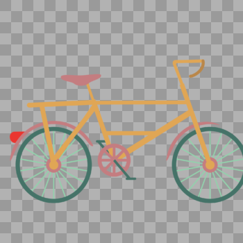 立夏自行车出行装饰素材图案图片素材免费下载