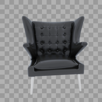 黑色沙发座椅图片素材免费下载