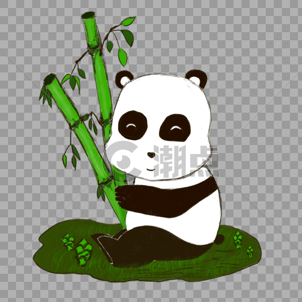 熊猫竹子图片素材免费下载