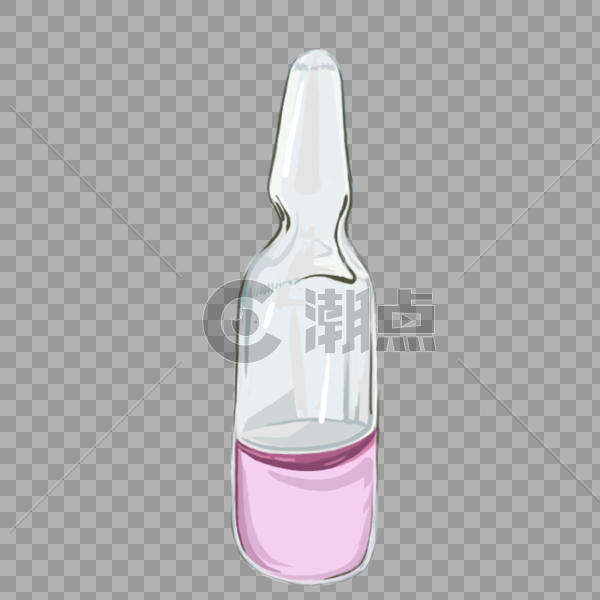 液体玻璃药剂瓶元素图片素材免费下载