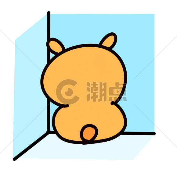 棕熊表情包自闭GIF图片素材免费下载