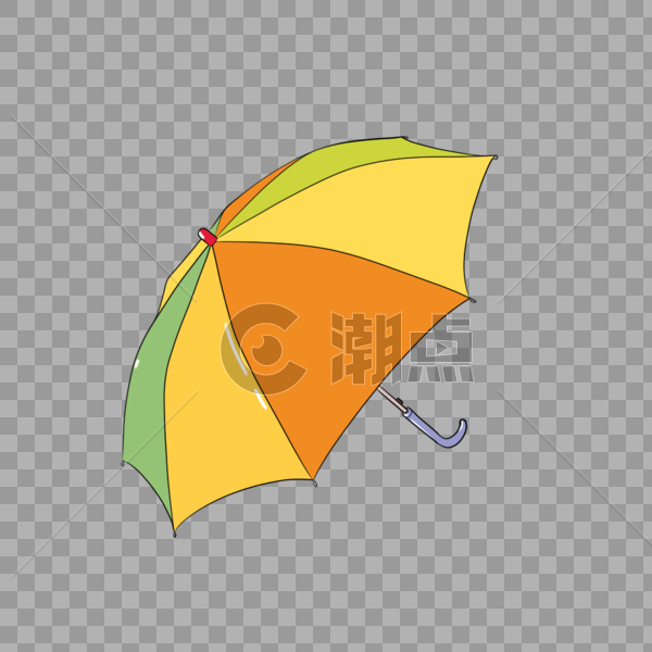 雨伞太阳伞卡通夏日图片素材免费下载