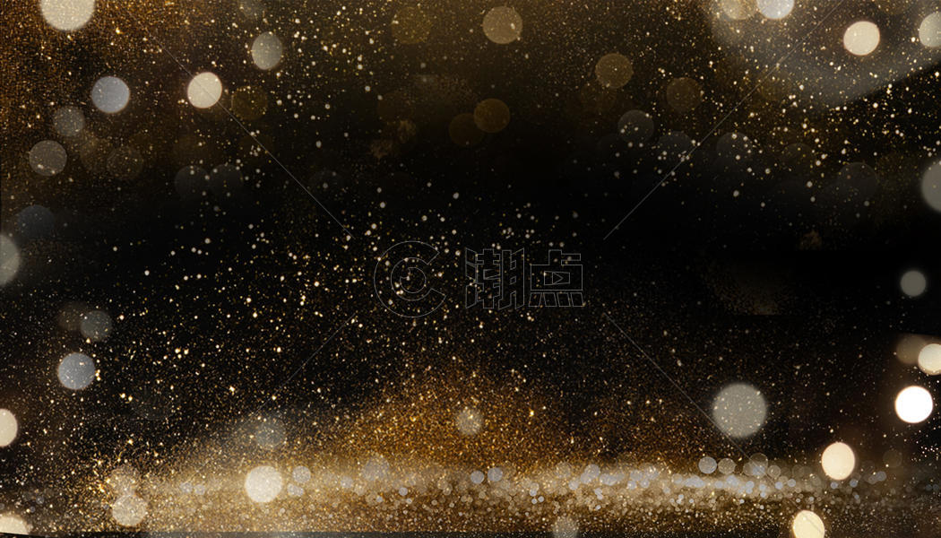 金色粒子背景图片素材免费下载