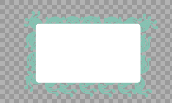 清新花纹边框图片素材免费下载