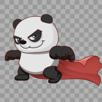 熊猫超人图片素材免费下载