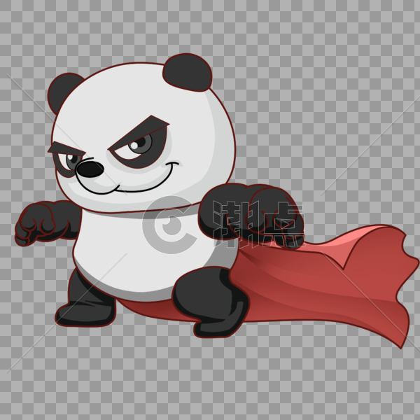 熊猫超人图片素材免费下载