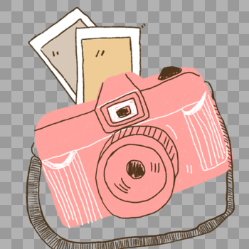 粉色的照相机照片图片素材免费下载