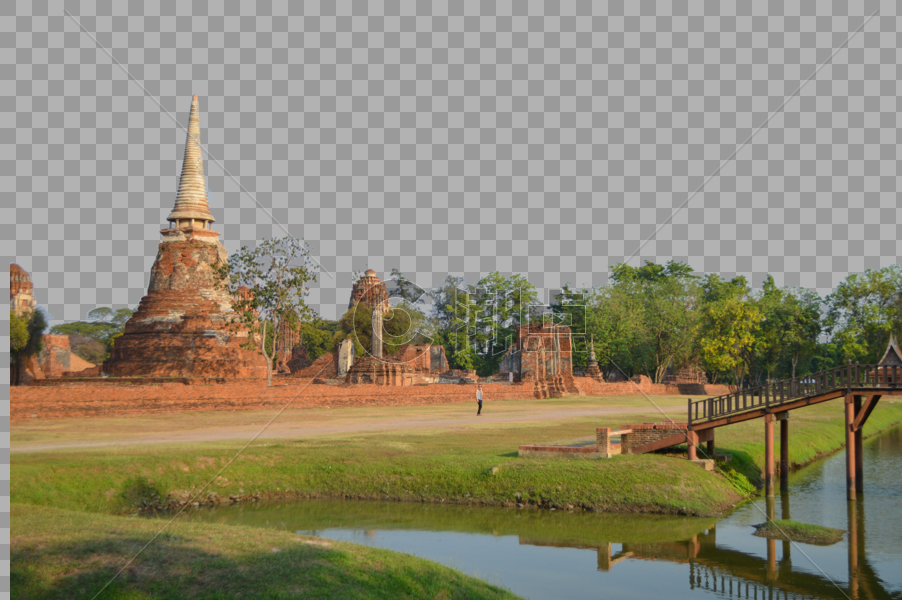 泰国大城佛塔佛像图片素材免费下载