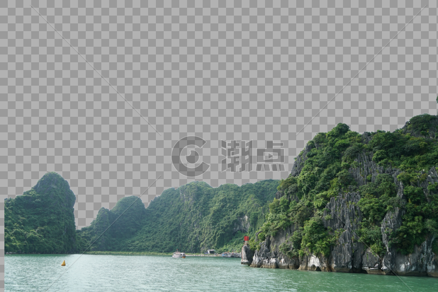 越南下龙湾喀斯特地貌图片素材免费下载