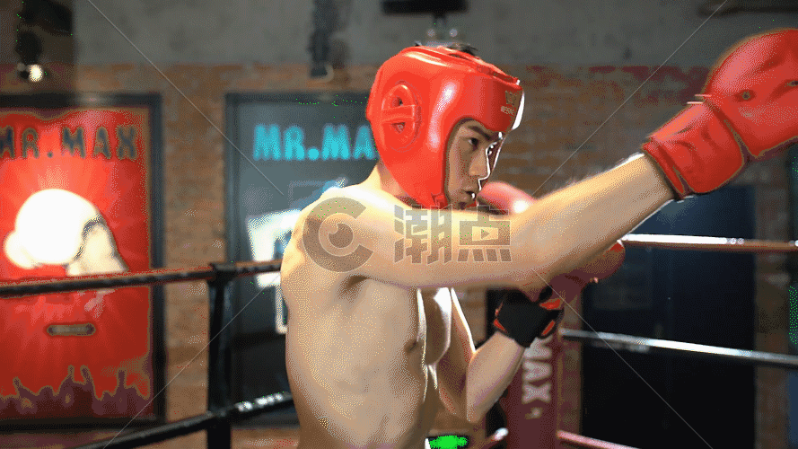 拳击手打拳击GIF图片素材免费下载