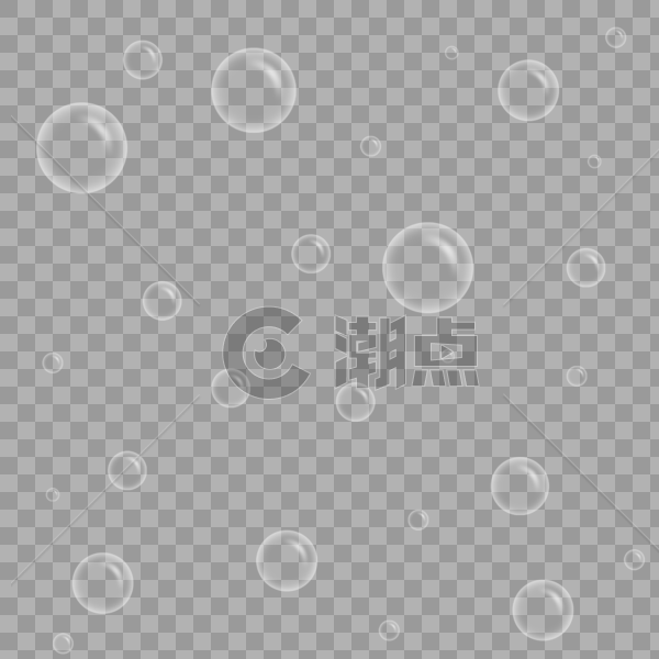 透明泡泡漂浮的泡泡图片素材免费下载