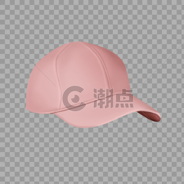 粉色的鸭舌帽图片素材免费下载