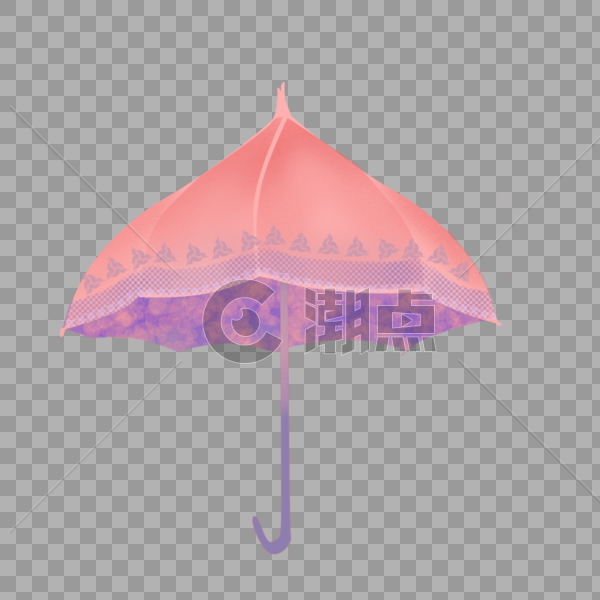 粉色的太阳伞图片素材免费下载
