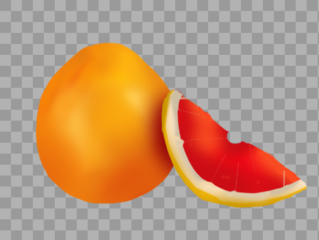 红心美味柚子图片素材免费下载