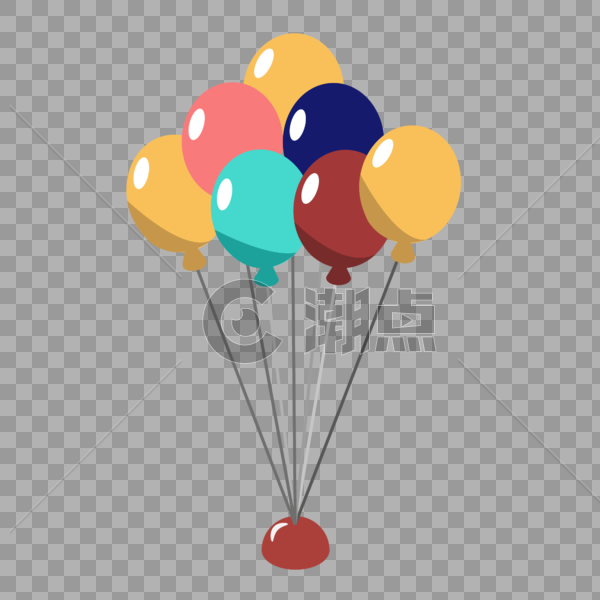 儿童节气球装饰素材图案图片素材免费下载