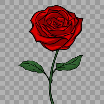 手绘玫瑰520花卉花朵图片素材免费下载