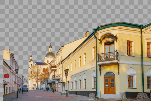白俄维帖布斯克街道图片素材免费下载