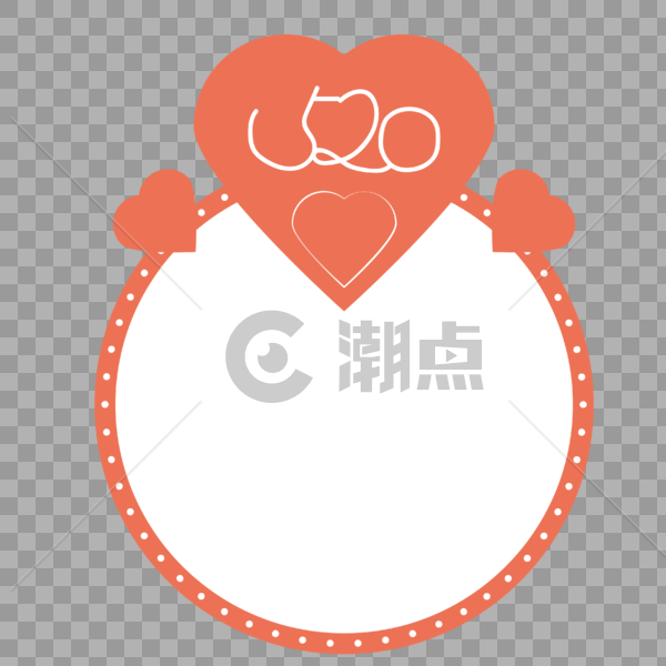 520爱情戒指红色爱心边框图片素材免费下载