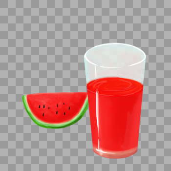 夏季饮品西瓜汁图片素材免费下载