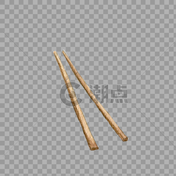 手绘筷子图片素材免费下载