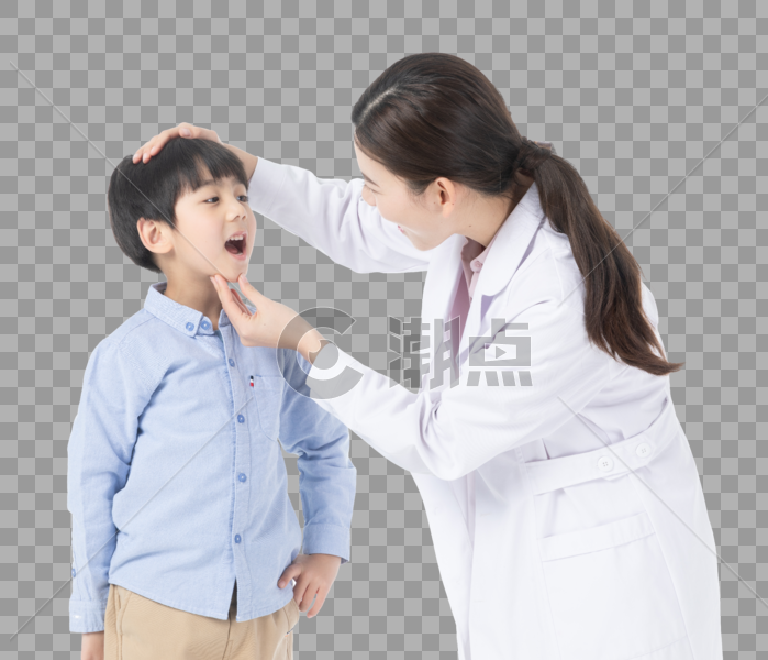 儿童体检检查口腔图片素材免费下载