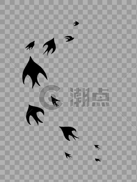 燕子黑色春天小动物图片素材免费下载