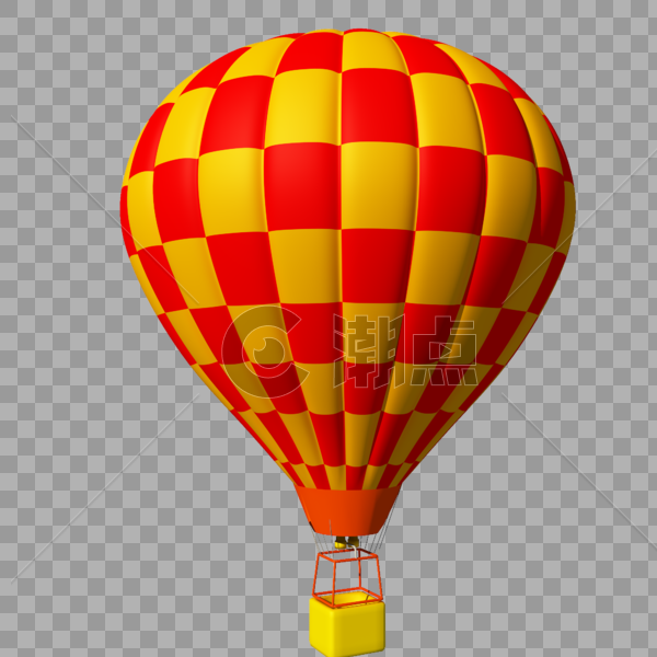 彩色热气球元素图片素材免费下载
