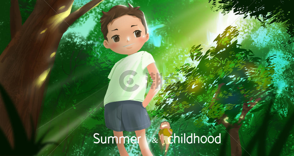 童年夏季图片素材免费下载