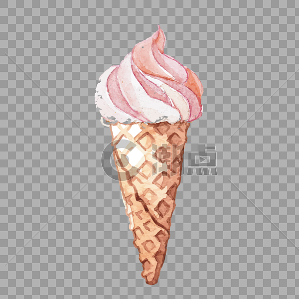 夏季冰淇凌装饰素材图案图片素材免费下载