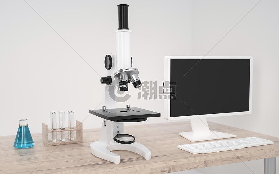 科学技术显微镜场景图片素材免费下载