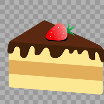草莓小蛋糕图片素材免费下载
