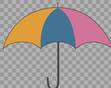 鲜艳的彩色雨伞图片素材免费下载