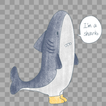 我是一只鲨鱼图片素材免费下载