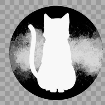 水墨猫图片素材免费下载