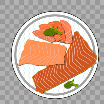 三文鱼料理食材图片素材免费下载