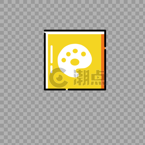简洁绘画板卡通图标免抠素材图片素材免费下载