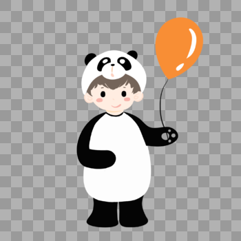 熊猫男友图片素材免费下载