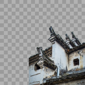 宏村景区中国传统徽派建筑图片素材免费下载